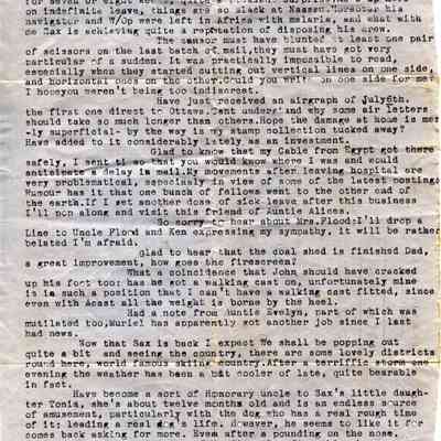 Lawrence Davies Letter