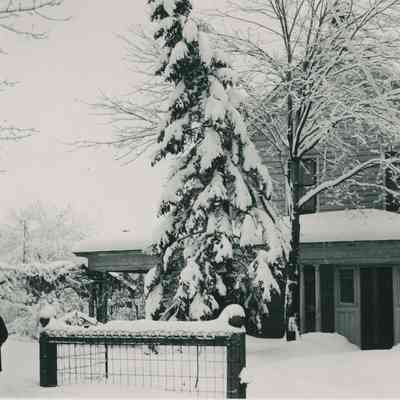 Snow Covered Home in Winter