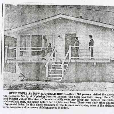 "Open House At New Rousseau Home"