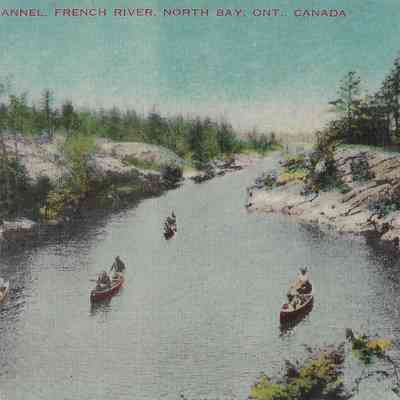 Canoe Channel. French River. North Bay. Ont., Canada.