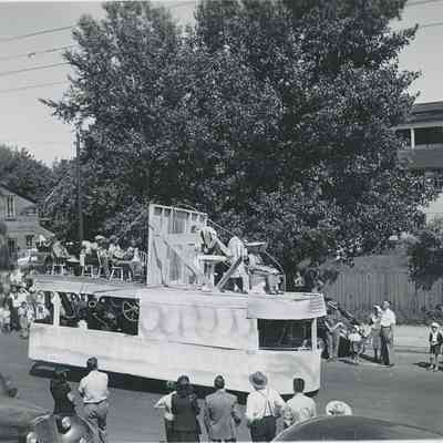 Old Home Week Parade - North Bay, ON - 1948 and Royal Visit 1951