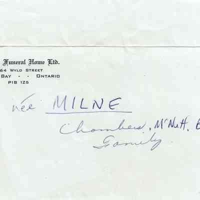 Milne Family Obituaries
