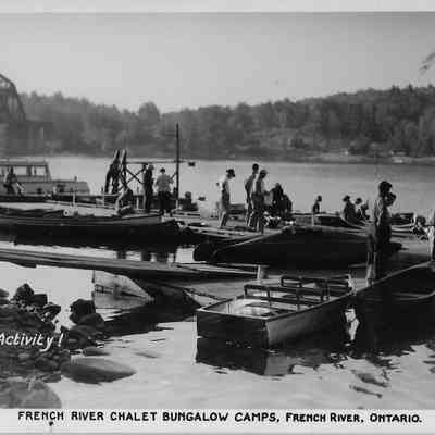 French River Chalet Bungalow Camps, French River, Ontario.