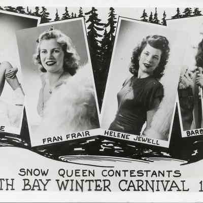 North Bay Snow Queen Contestants of 1946