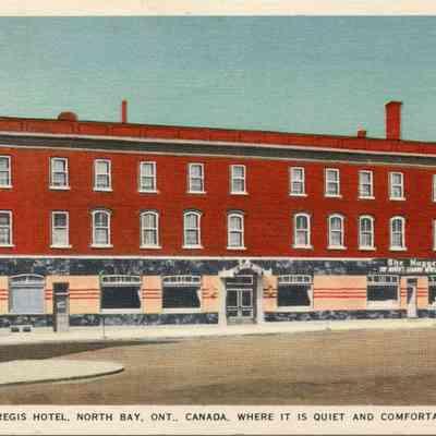St. Regis Hotel, North Bay, Ont. Canada, Where It Is Quiet and Comfortable