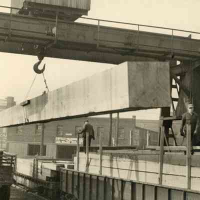 J.B. Smith & Sons Crane Carrying Square Log