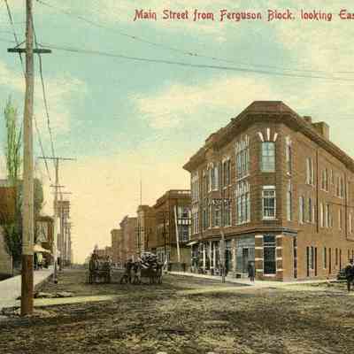 Main Street from Ferguson block, looking East, North Bay, Ont.