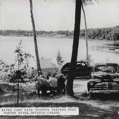 Marten River Camp Near Trapper Trading Post. Marten River, Ontario, Canada.