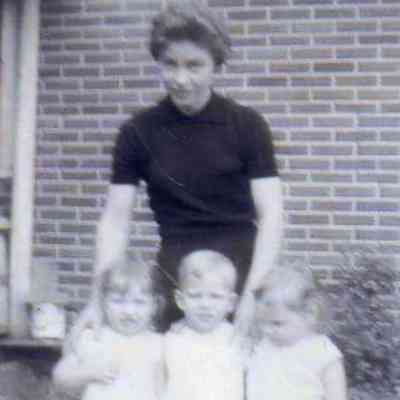 Mother and her Triplets