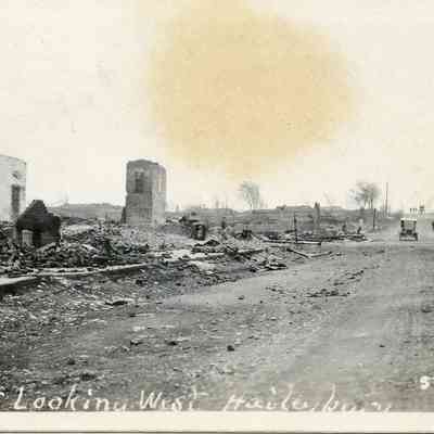 Haileybury Main Street After the Fire