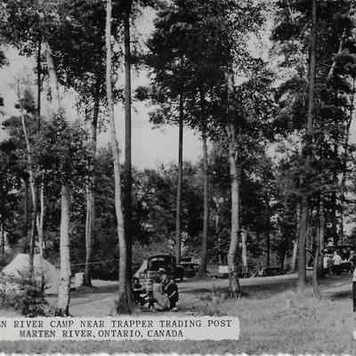Marten River Camp Near Trapper Trading Post. Marten River, Ontario, Canada.