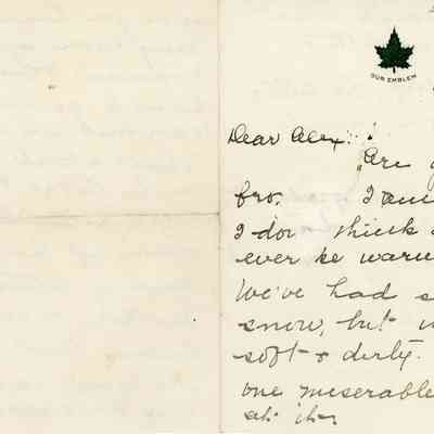 Letter to Alexander C. Souter