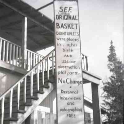 "See Original Basket" Sign