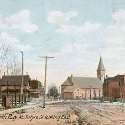 Canada, North Bay., McIntyre St. Looking East.
