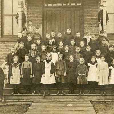 Students at Worthington Street School