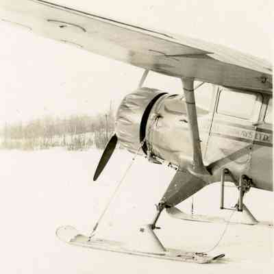 Forder Collection White and Black Photos of Department of Transport Plane