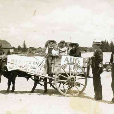 Old Home Week Ox and Cart