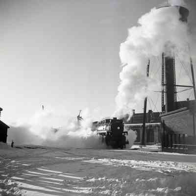 C.P.R Engine at Water Chute
