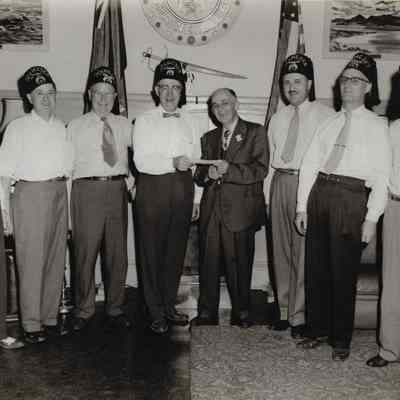 Shriner Cheque Presentation