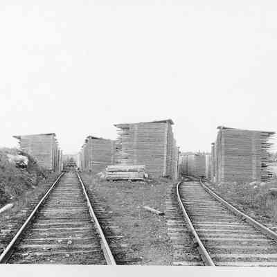 J.B. Smith & Sons Lumber Piles
