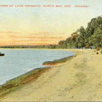 Along the Shore of Lake Nipissing, North Bay, Ont., Canada