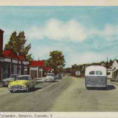 Main Street, Callander, Ontario, Canada.-5