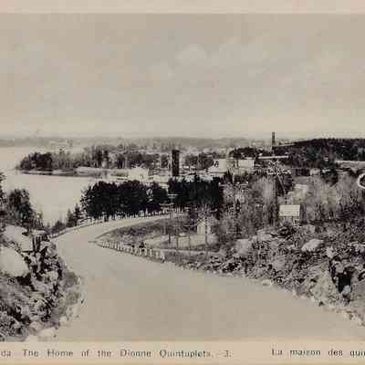 Callander, Canada--The Home of the Dionne Quintuplets La maison des quintuplettes Dionne.