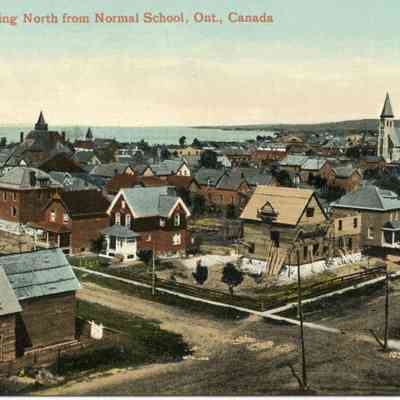 North Bay looking North from Normal School, Ont., Canada
