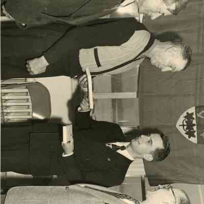 CFCH Interview at Airport After H.J. Brisson and Alfred Sauce save live of Leo Walsh.