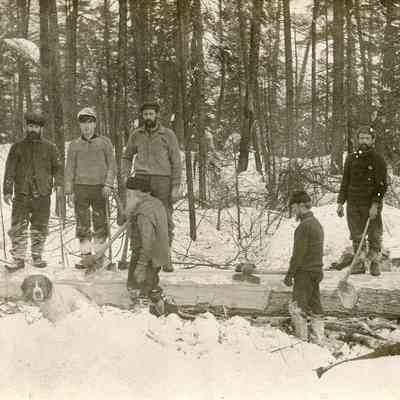 Seven Men Square Timbering