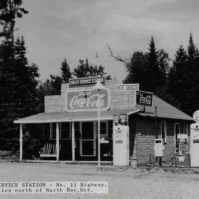 Shea's Service Station - No.11 Highway. 22 miles north of North Bay, Ont.