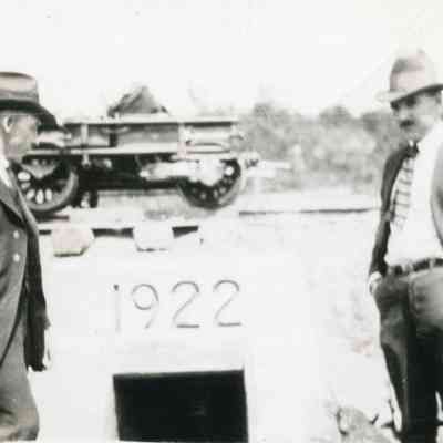Trio in Front of Culvert