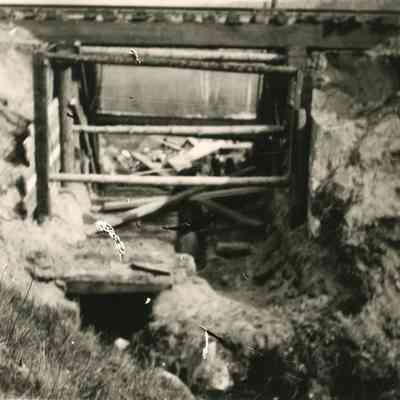 Wooden Structure over Creek