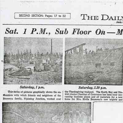 "Sat, 1 P.M., Sub Floor On"