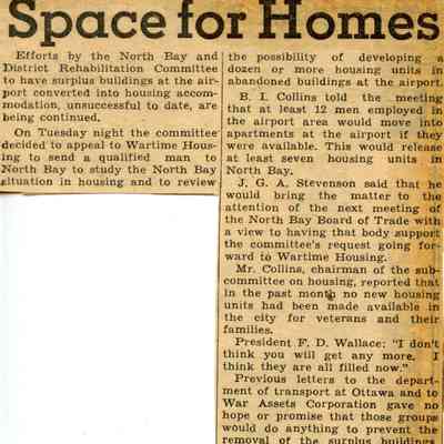 The North Bay Nugget Articles Connected to the North Bay Airport