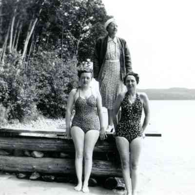 Marjorie Wright and Friend