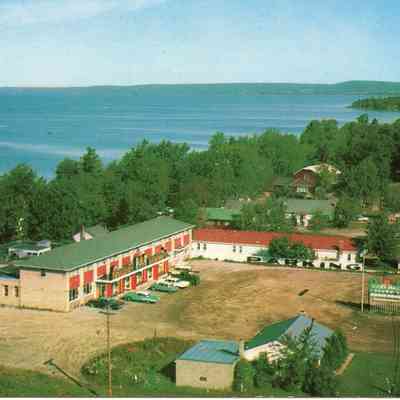 Aerial View of the Golden Dragon Tavern in Ferris, North Bay, Ont.