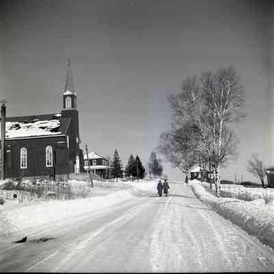 Church and Road in Astorville