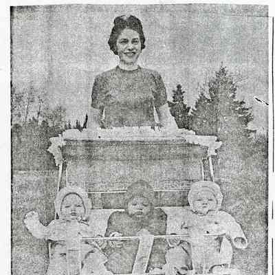 "Strolling Along With a New Stroller, Built for Three"