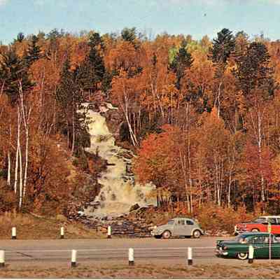 Duchesney 'SHEENY' Falls from Trans-Canada Highway 17 at Western Entrance to North Bay, Ontario, Canada