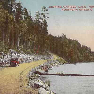 Jumping Caribou Lake, Ferguson Highway, Northern Ontario, Canada.