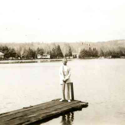 Marjorie Wright on Dock