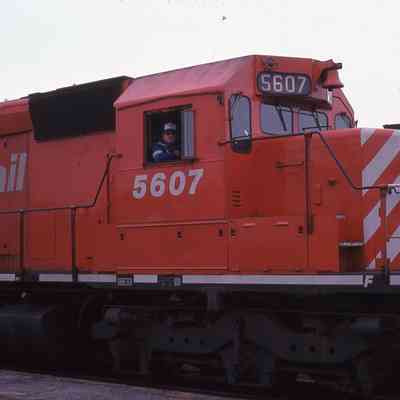 CPR Switcher Engines in North Bay
