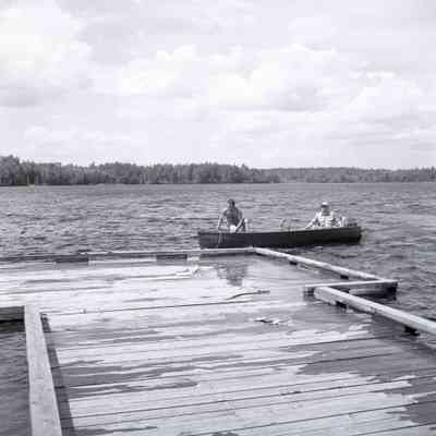 Dock and Lake Chebogamog- Moose Point Lodge