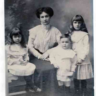 Laura Elston with Her Children