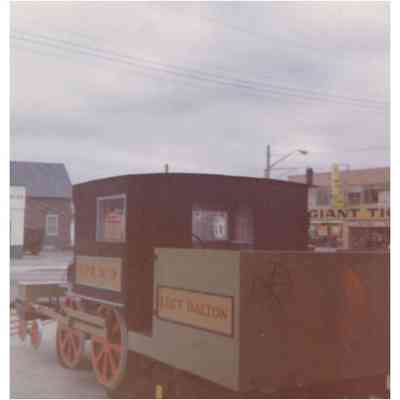 Rear View of CPR locomotive float