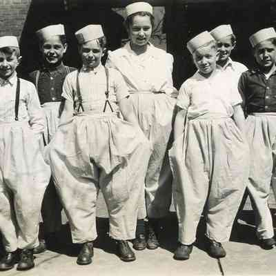 Schoolboys in Costume at McIntyre Street School