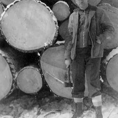 Lumberjack with Logs