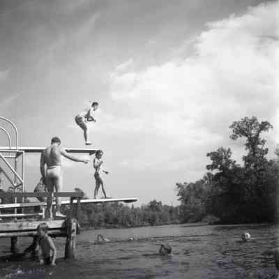 Diving Board Scene