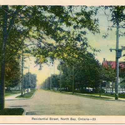 Residential Street in North Bay